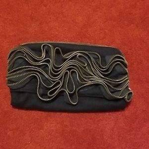 Black clutch by j.crew